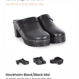 Maguba black clogs
